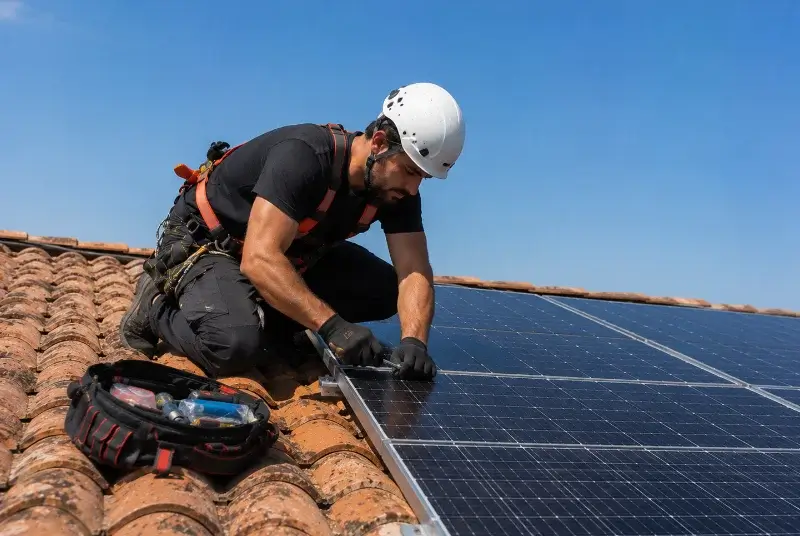 Maintenance et monitoring de panneaux solaires à Grépiac