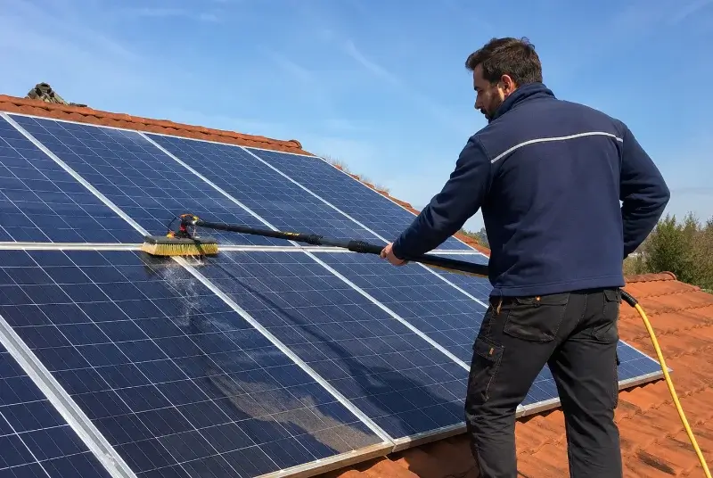 Nettoyage et entretien de panneaux solaires à Grépiac